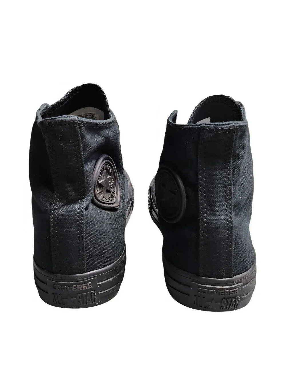 Boy's Converse Chuck Taylor All Star High-Top Sneakers Black Monochrome Size 2.5